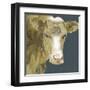 Hogans Brown Cow-Beverly Dyer-Framed Art Print