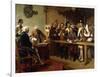 Hogarth Brought Before the Governor of Calais as a Spy-William Powell Frith-Framed Giclee Print