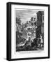 Hogarth, False Perspective-null-Framed Art Print