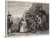 Hogarth Rake Plate 4-William Hogarth-Stretched Canvas