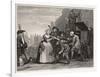 Hogarth Rakes Plate 4-William Hogarth-Framed Art Print