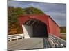 Hogback Covered Bridge Spans North River, Built in 1884, Madison County, Iowa, Usa-Jamie & Judy Wild-Mounted Photographic Print