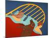 Hogging The Bed Choc-Stephen Huneck-Mounted Giclee Print