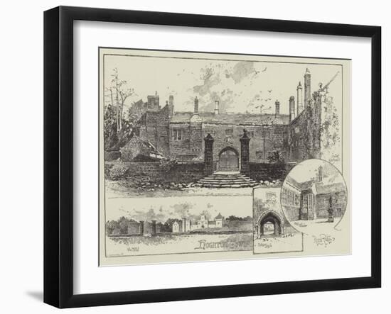 Hoghton Tower in Lancashire-Herbert Railton-Framed Giclee Print