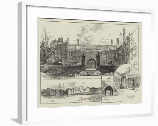 Hoghton Tower in Lancashire-Herbert Railton-Framed Giclee Print