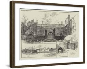 Hoghton Tower in Lancashire-Herbert Railton-Framed Giclee Print