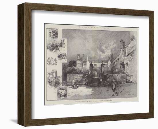 Hoghton Tower, the Seat of Sir James De Hoghton, Baronet-Herbert Railton-Framed Giclee Print