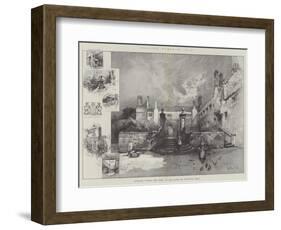 Hoghton Tower, the Seat of Sir James De Hoghton, Baronet-Herbert Railton-Framed Giclee Print