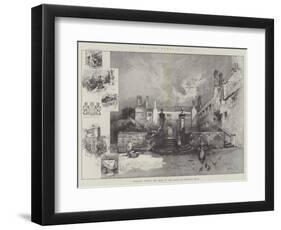 Hoghton Tower, the Seat of Sir James De Hoghton, Baronet-Herbert Railton-Framed Giclee Print