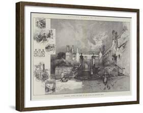 Hoghton Tower, the Seat of Sir James De Hoghton, Baronet-Herbert Railton-Framed Giclee Print