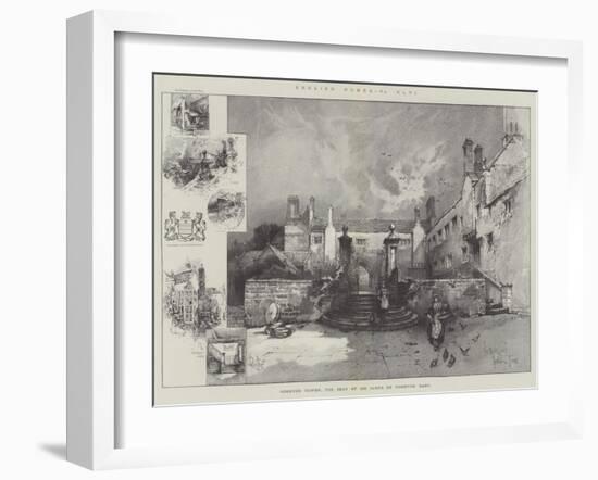 Hoghton Tower, the Seat of Sir James De Hoghton, Baronet-Herbert Railton-Framed Giclee Print