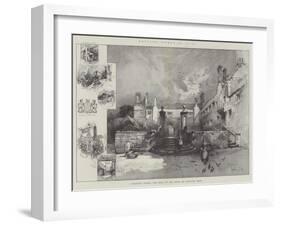 Hoghton Tower, the Seat of Sir James De Hoghton, Baronet-Herbert Railton-Framed Giclee Print