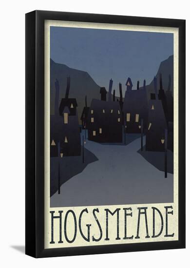 Hogsmeade Retro Travel-null-Framed Poster