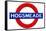 Hogsmeade Subway Sign Travel Poster-null-Framed Stretched Canvas