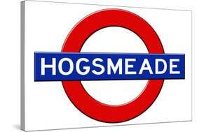 Hogsmeade Subway Sign Travel Poster-null-Stretched Canvas