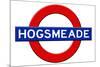 Hogsmeade Subway Sign Travel Poster-null-Mounted Poster