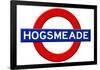 Hogsmeade Subway Sign Travel Poster-null-Framed Poster