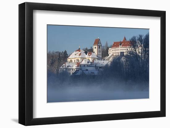Hohe Schloss, Fussen Town, River Lech, Allgau, Bavarians, Germany-Rainer Mirau-Framed Photographic Print