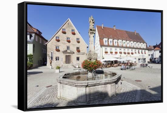 Hohenlohe Region, Taubertal Valley, Romantische Strasse (Romantic Road), Baden Wurttemberg, Germany-Markus Lange-Framed Stretched Canvas