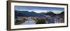 Hohensalzburg Fortress and Alt Stadt Illuminated at Dusk, Salzburg, Salzburger Land-Doug Pearson-Framed Premium Photographic Print