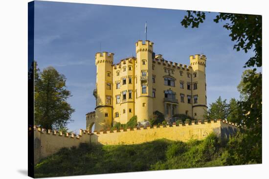 Hohenschwangau Castle, FŸssen, AllgŠu, Upper Bavaria, Bavaria, Germany-Rainer Mirau-Stretched Canvas