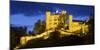 Hohenschwangau Castle, FŸssen, AllgŠu, Upper Bavaria, Bavaria, Germany-Rainer Mirau-Mounted Photographic Print