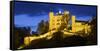 Hohenschwangau Castle, FŸssen, AllgŠu, Upper Bavaria, Bavaria, Germany-Rainer Mirau-Framed Stretched Canvas