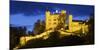 Hohenschwangau Castle, FŸssen, AllgŠu, Upper Bavaria, Bavaria, Germany-Rainer Mirau-Mounted Photographic Print