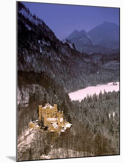 Hohenschwangau Castle, Schwangau, Bayern, Germany-Walter Bibikow-Mounted Photographic Print