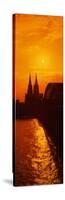 Hohenzollern Bridge, Cologne, Germany-null-Stretched Canvas