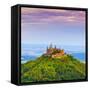 Hohenzollern Castle and Surrounding Countryside at Sunrise, Swabia, Baden Wuerttemberg-Doug Pearson-Framed Stretched Canvas