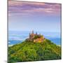 Hohenzollern Castle and Surrounding Countryside at Sunrise, Swabia, Baden Wuerttemberg-Doug Pearson-Mounted Premium Photographic Print