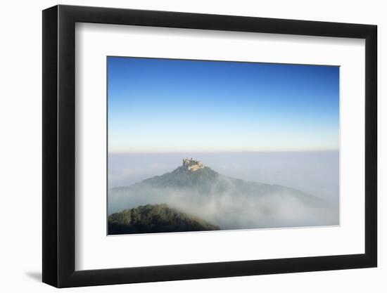 Hohenzollern Castle in Early Morning Fog-Markus-Framed Photographic Print