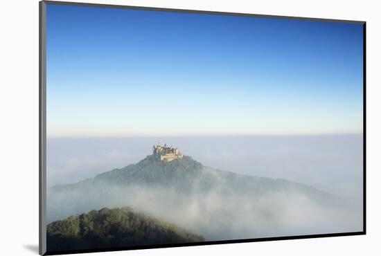 Hohenzollern Castle in Early Morning Fog-Markus-Mounted Photographic Print