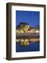 Hoi an at Dusk, Hoi An, Quang Nam, Vietnam, Indochina, Southeast Asia, Asia-Ian Trower-Framed Photographic Print