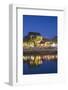 Hoi an at Dusk, Hoi An, Quang Nam, Vietnam, Indochina, Southeast Asia, Asia-Ian Trower-Framed Photographic Print