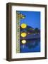 Hoi an at Dusk, Hoi an (Unesco World Heritage Site), Quang Ham, Vietnam-Ian Trower-Framed Photographic Print