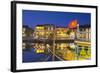 Hoi an at Dusk, Hoi an (Unesco World Heritage Site), Quang Nam, Vietnam-Ian Trower-Framed Photographic Print