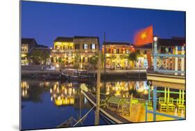 Hoi an at Dusk, Hoi an (Unesco World Heritage Site), Quang Nam, Vietnam-Ian Trower-Mounted Photographic Print