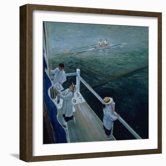 Hoisting Scores, Henley-Timothy Easton-Framed Giclee Print