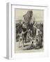 Hoisting the British Flag in New Guinea, Mr H M Chester, Queensland Magistrate, Calling for Cheers-null-Framed Giclee Print