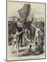 Hoisting the British Flag in New Guinea, Mr H M Chester, Queensland Magistrate, Calling for Cheers-null-Mounted Giclee Print