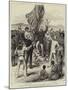 Hoisting the British Flag in New Guinea, Mr H M Chester, Queensland Magistrate, Calling for Cheers-null-Mounted Giclee Print