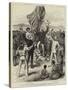 Hoisting the British Flag in New Guinea, Mr H M Chester, Queensland Magistrate, Calling for Cheers-null-Stretched Canvas