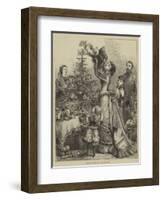 Hoisting the Union Jack-Alfred William Hunt-Framed Giclee Print