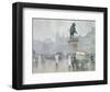 Hojbro Square in Copenhagen-Paul Fischer-Framed Giclee Print