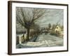 Hoje Taastrup Church, Outside Copenhagen, 1922-Peder Mork Monsted-Framed Giclee Print