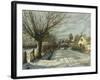 Hoje Taastrup Church, Outside Copenhagen, 1922-Peder Mork Monsted-Framed Giclee Print