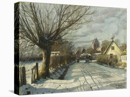 Hoje Taastrup Church, Outside Copenhagen-Peder Mork Monsted-Stretched Canvas