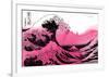 Hokusai - Pink Wave-null-Framed Premium Giclee Print